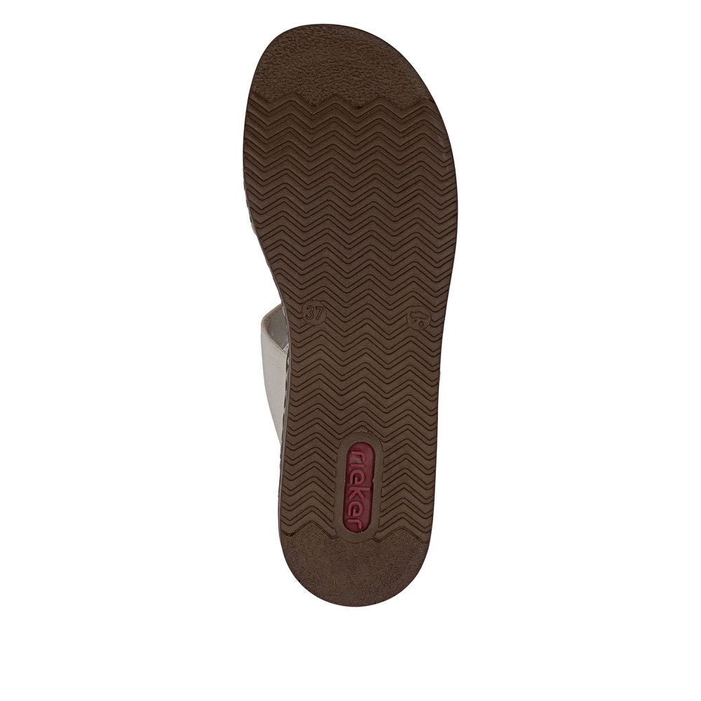 Rieker 62936 Women's Slip-on Sandals – Beige