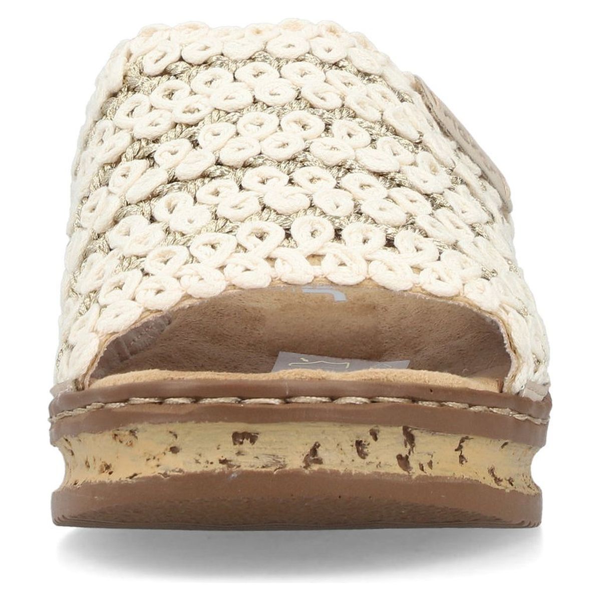 Rieker 629X8 Women's Slide Sandals – Beige