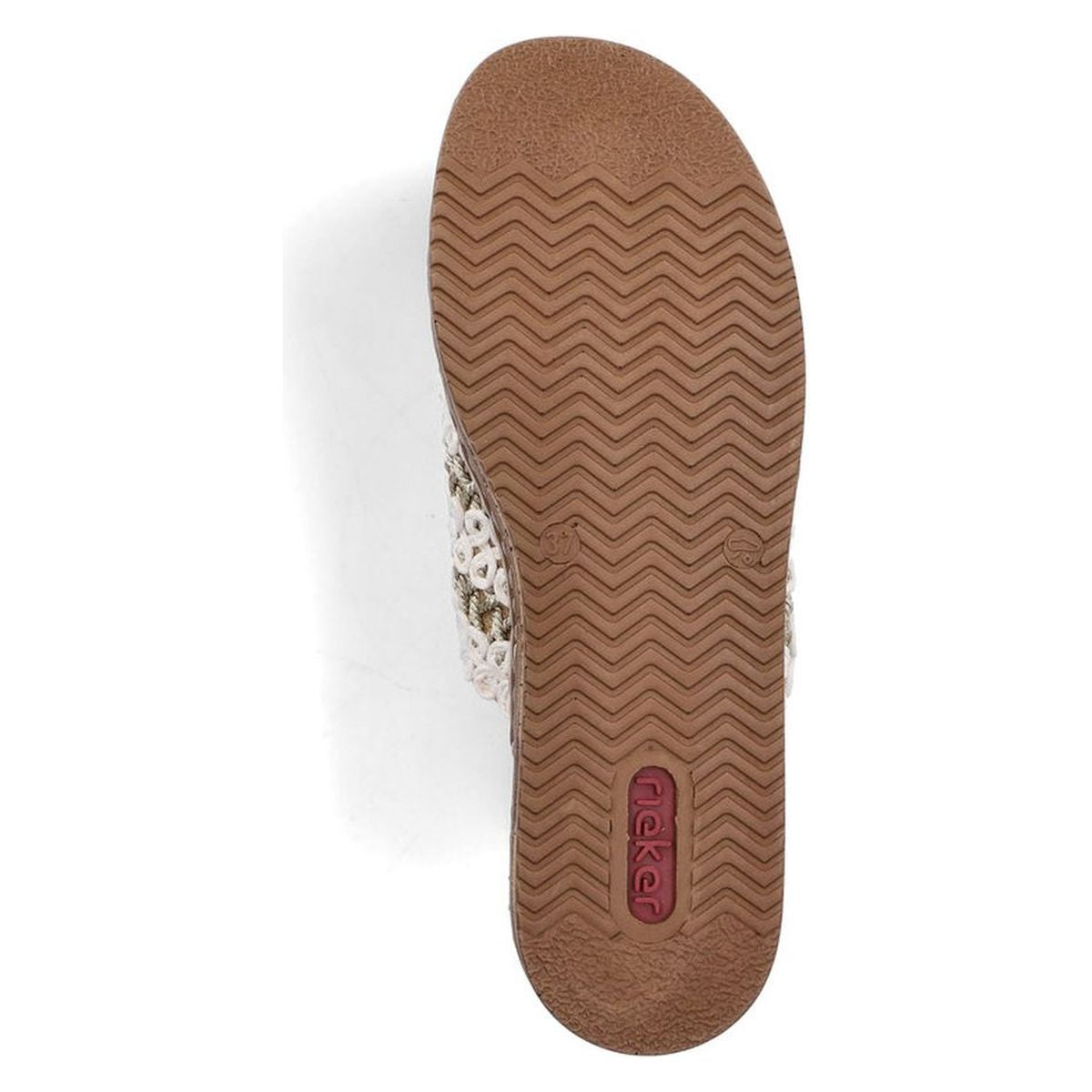Rieker 629X8 Women's Slide Sandals – Beige