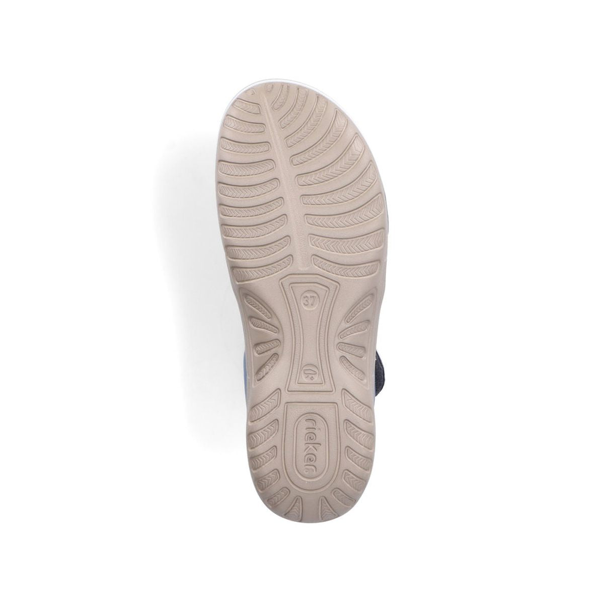 Rieker 64870 Women's Velcro Strap Sandals – Blue