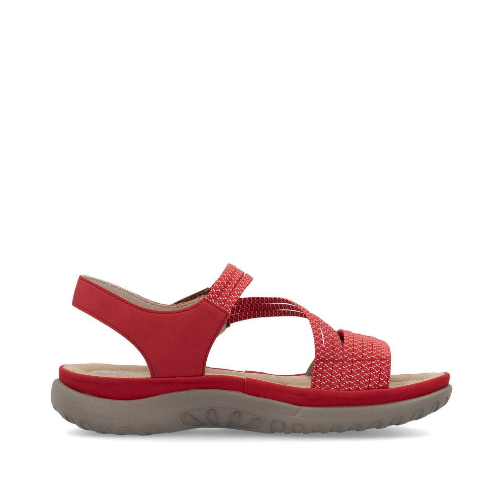 Rieker 64870 Women's Velcro Strap Sandals – Flamme