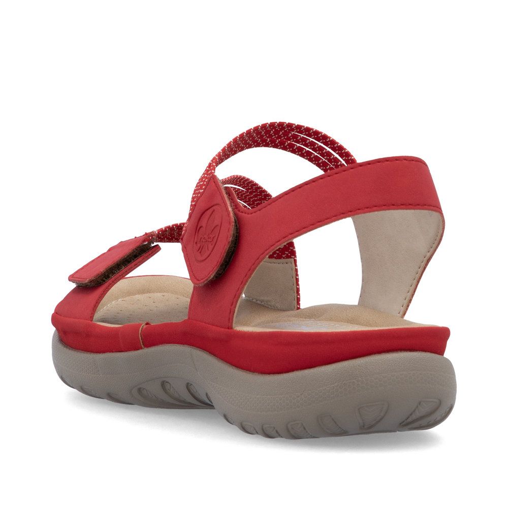 Rieker 64870 Women's Velcro Strap Sandals – Flamme