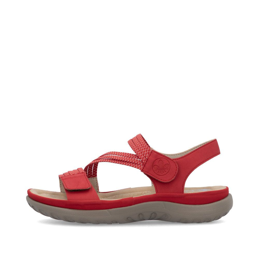 Rieker 64870 Women's Velcro Strap Sandals – Flamme