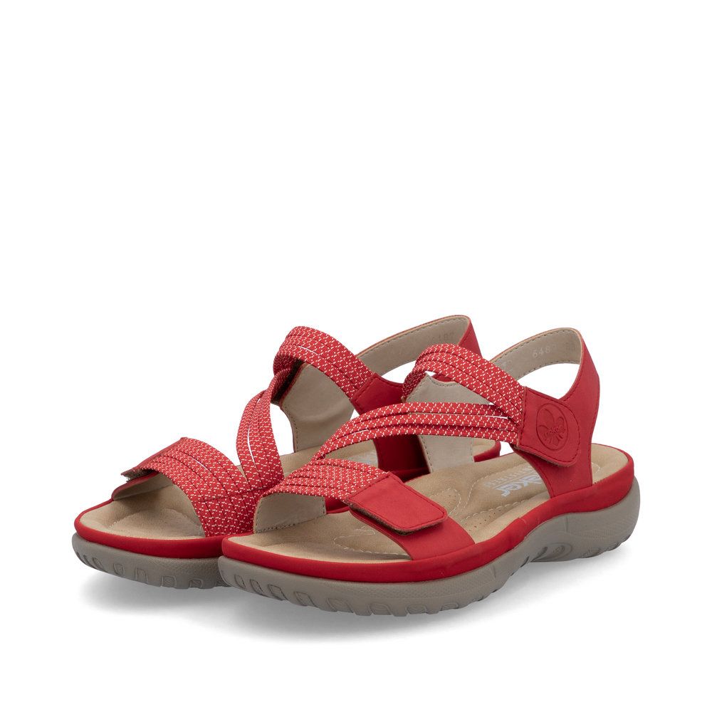 Rieker 64870 Women's Velcro Strap Sandals – Flamme