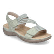 Rieker 64870 Women's Velcro Strap Sandals – Green