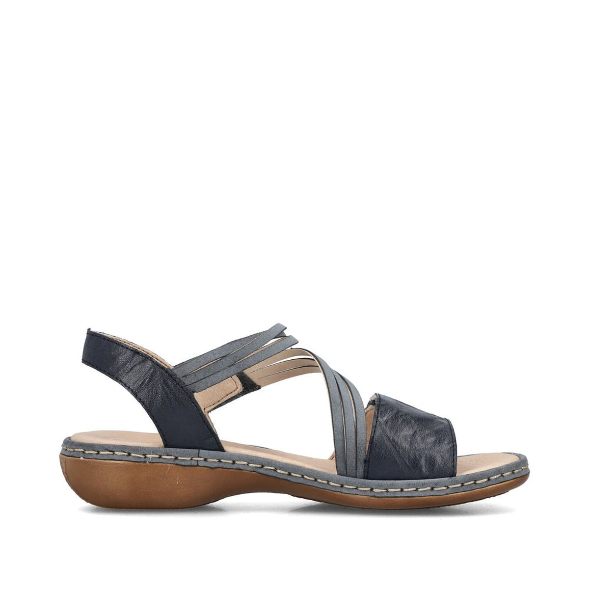 Rieker 65964 Women's Strap Sandal – Blue