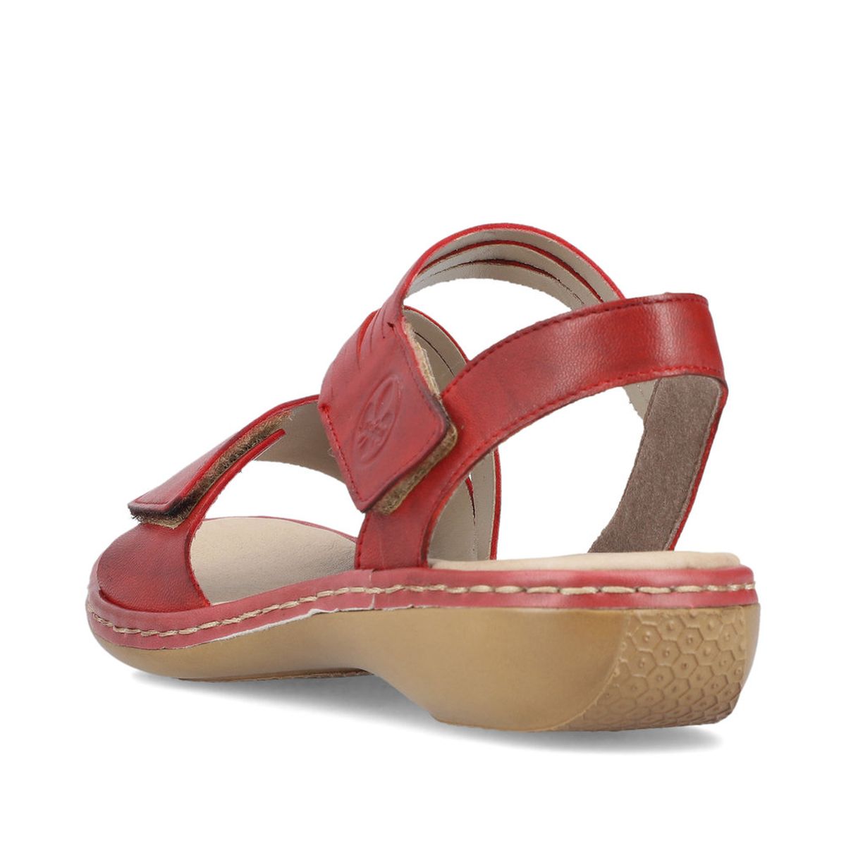 Rieker 65964 Women's Strap Sandal – Red