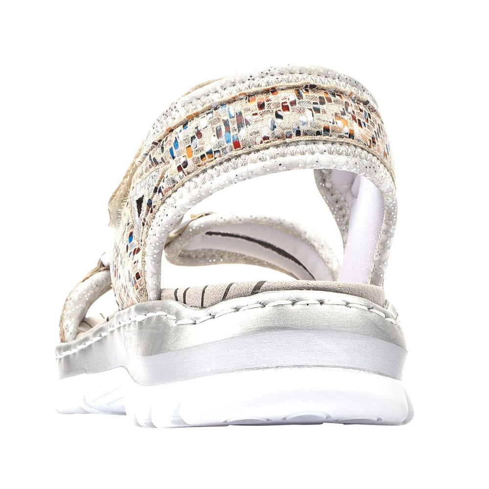 Rieker 66979 Women's Velcro Strap Sandals – Multi