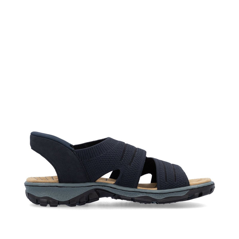 Rieker 68895 Women’s Ready2GO Sandals – Black