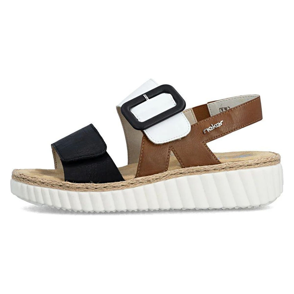 Rieker 69260 Women's Wide Sandals – Multi