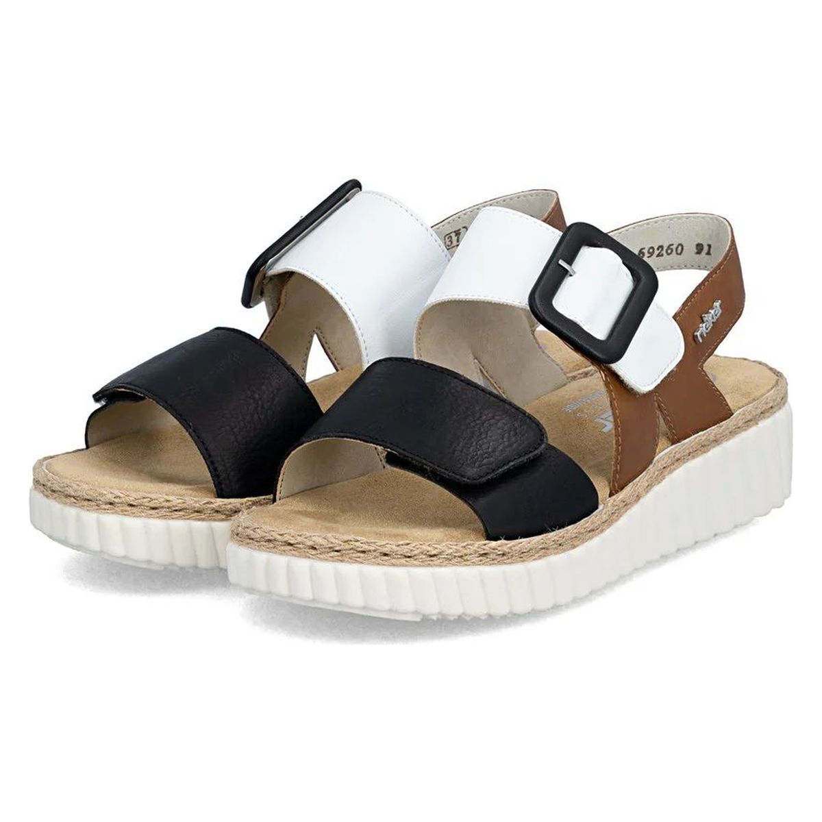 Rieker 69260 Women's Wide Sandals – Multi