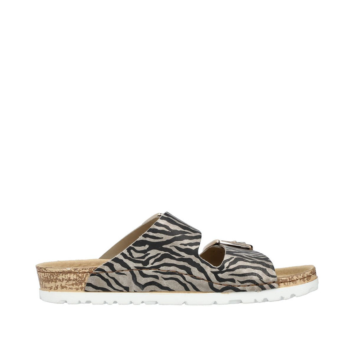 Rieker 69850 Women's Slide Sandal – Striped