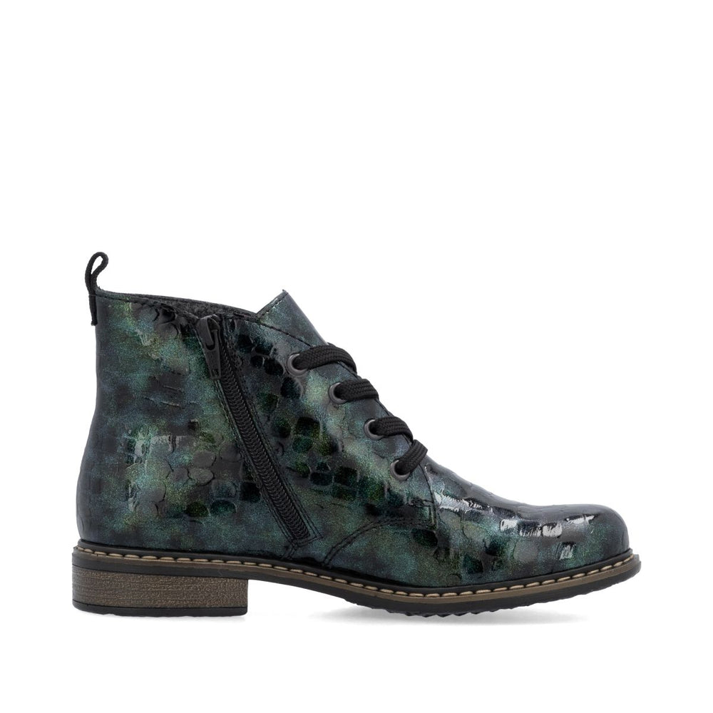 Rieker 71205 Women's Mid Height Boot – Green