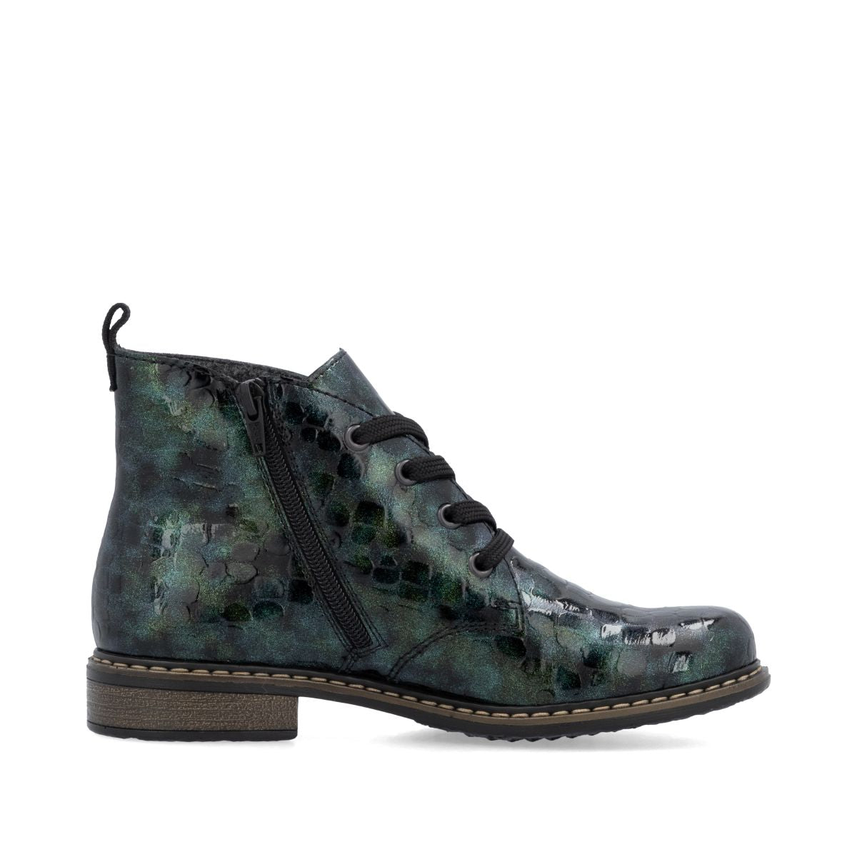 Rieker 71205 Women's Mid Height Boot – Green