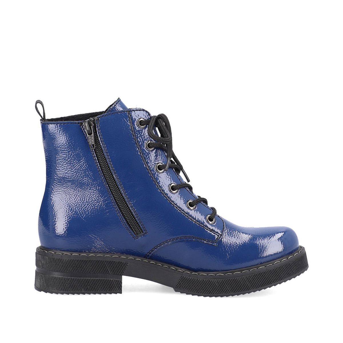 Rieker 72010 Biker Boot in Blue