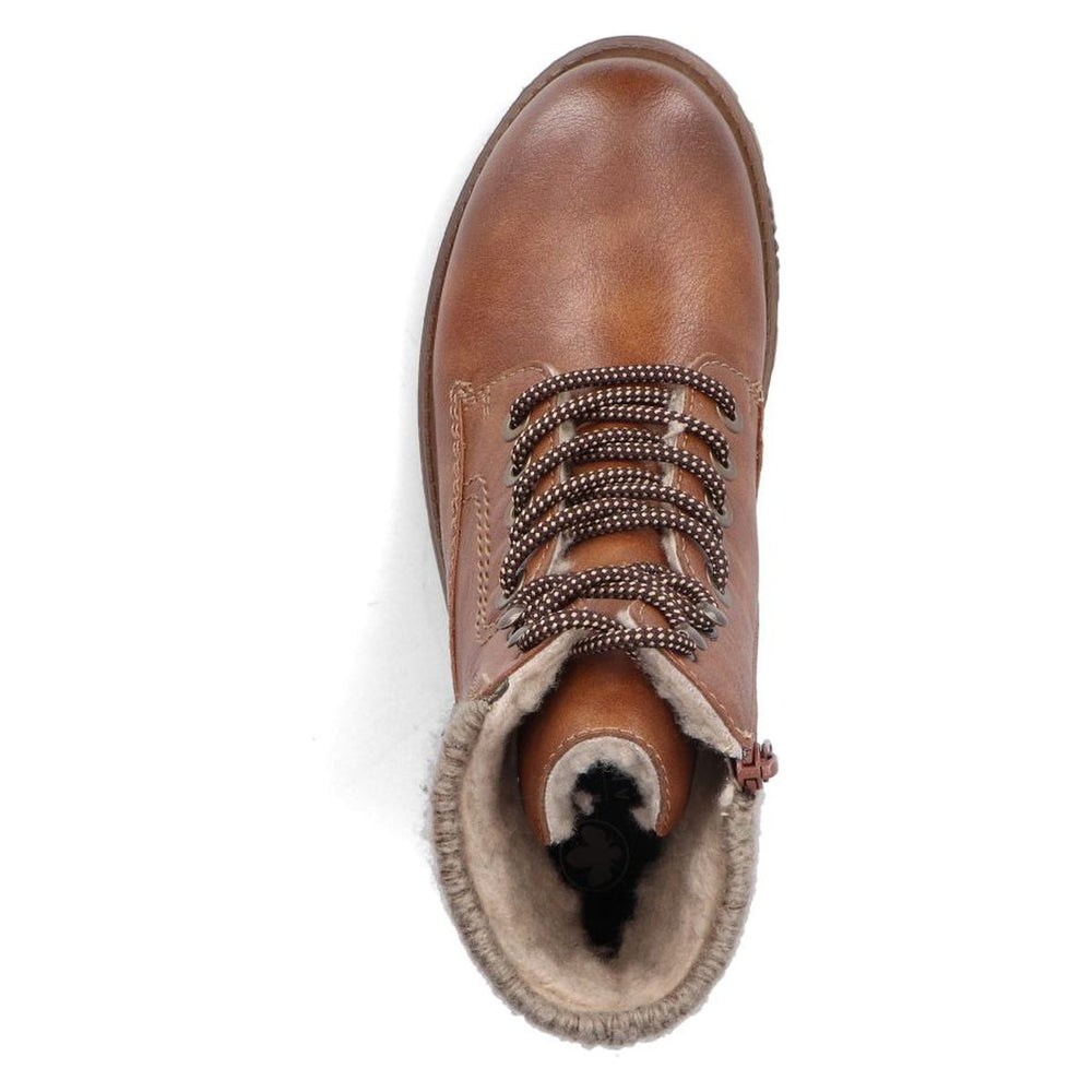Rieker 73220 Women's Mid Height Boot - Brown