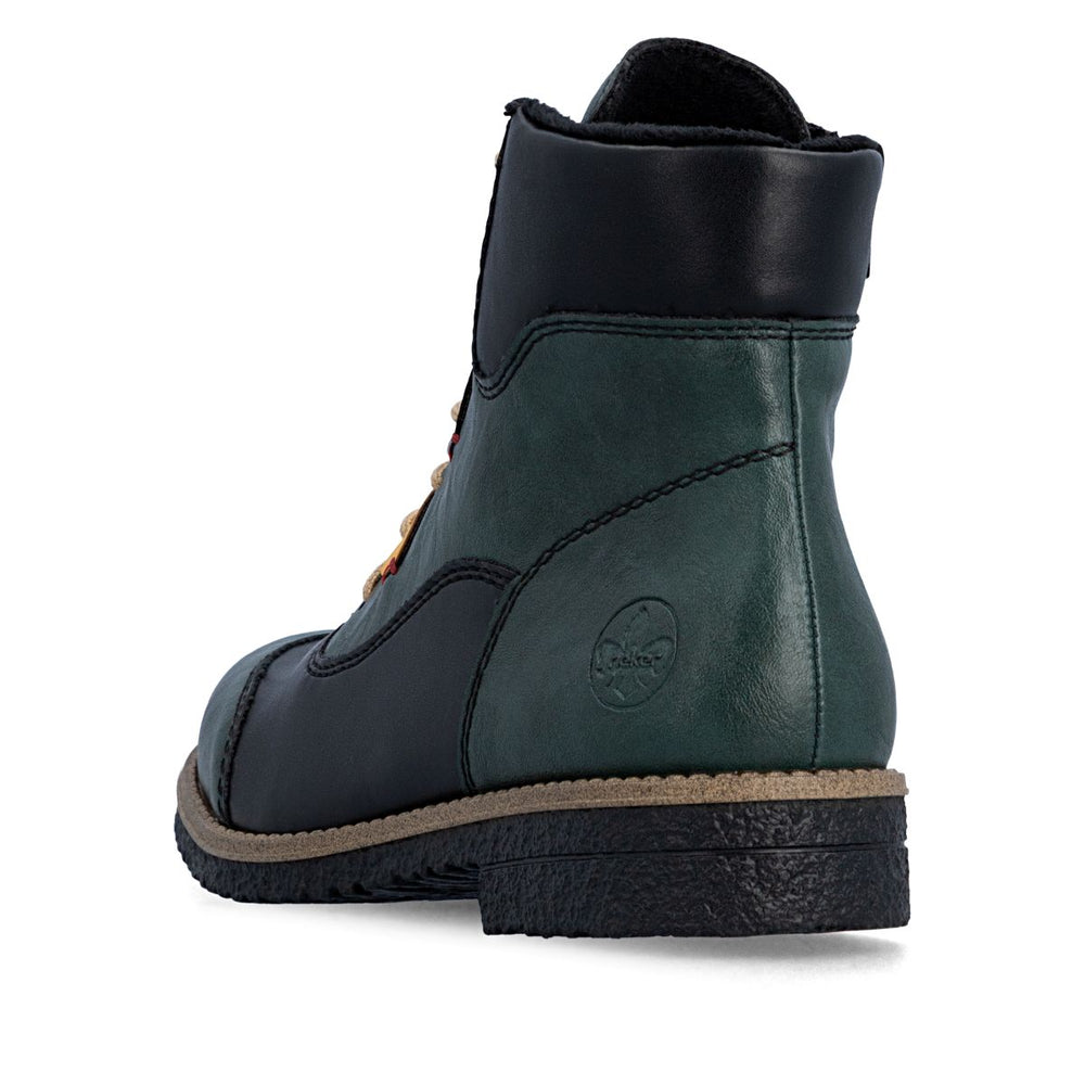 Rieker 73510 Women's Mid Height Boots - Green