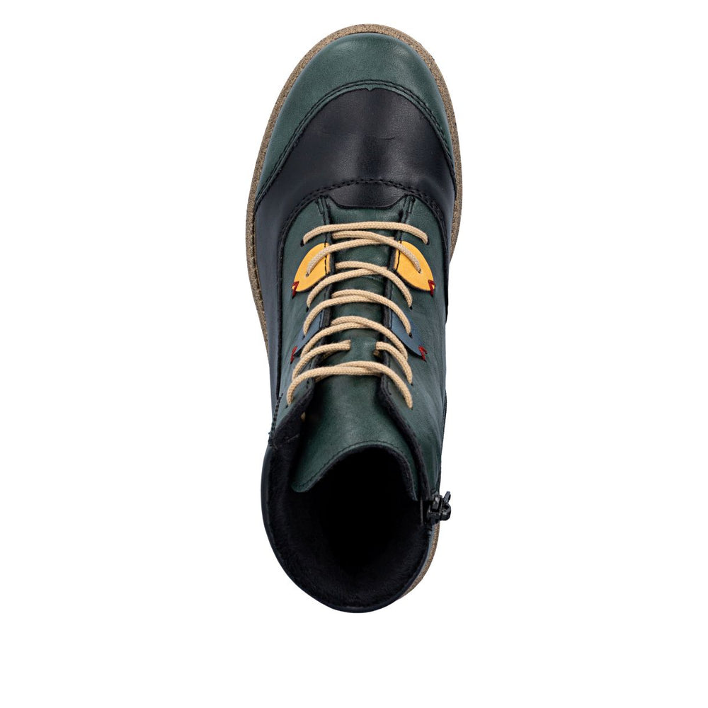 Rieker 73510 Women's Mid Height Boots - Green