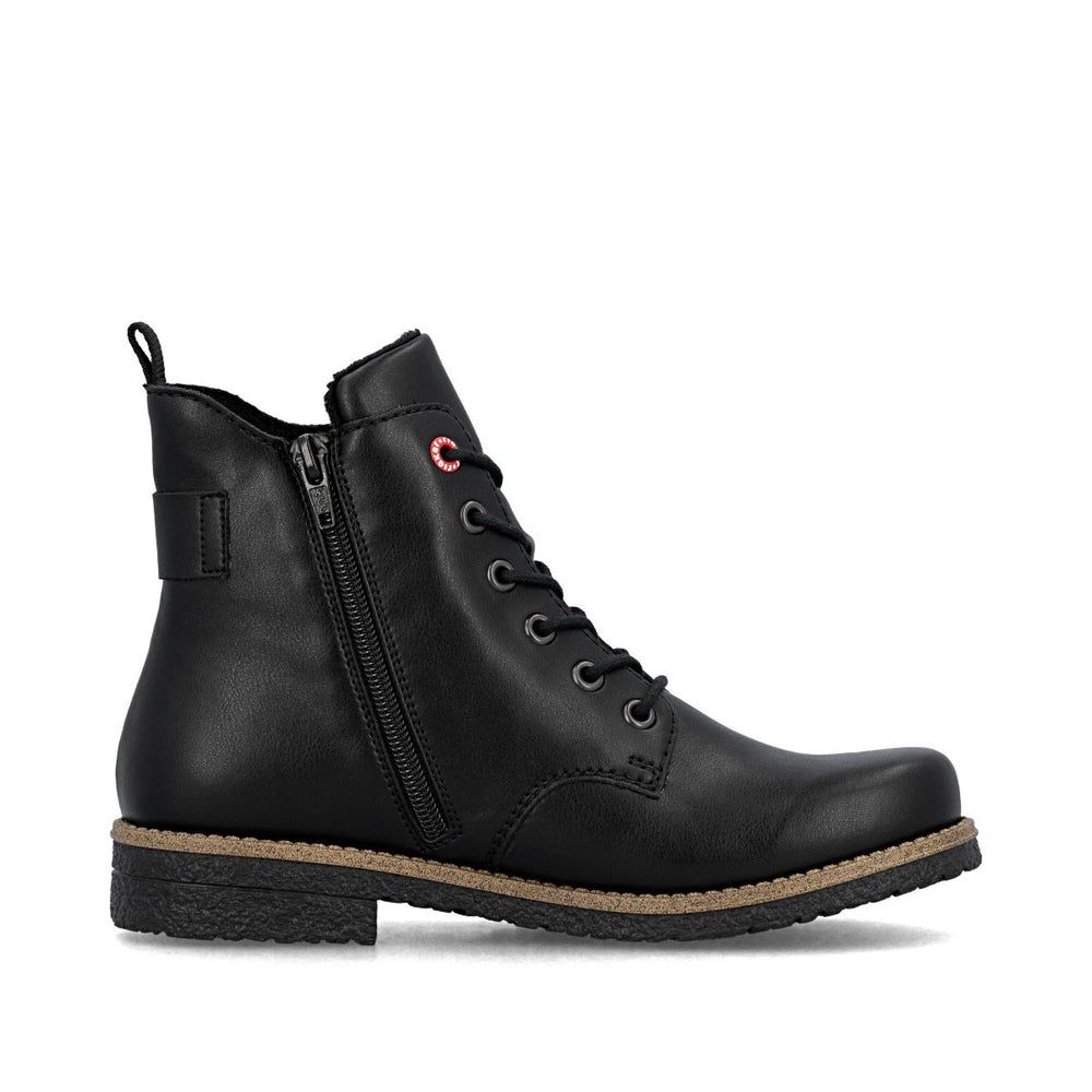 Rieker 73520 Women's Mid Height Boots - Black