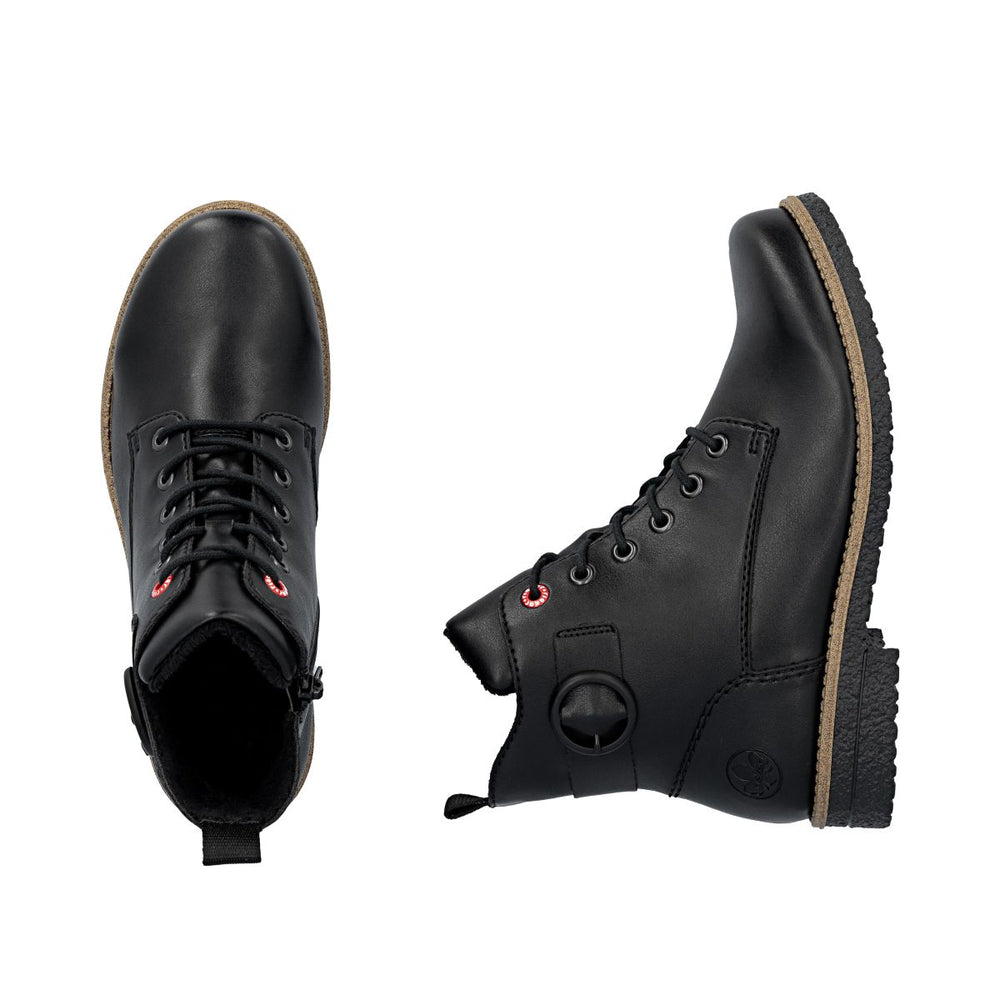Rieker 73520 Women's Mid Height Boots - Black
