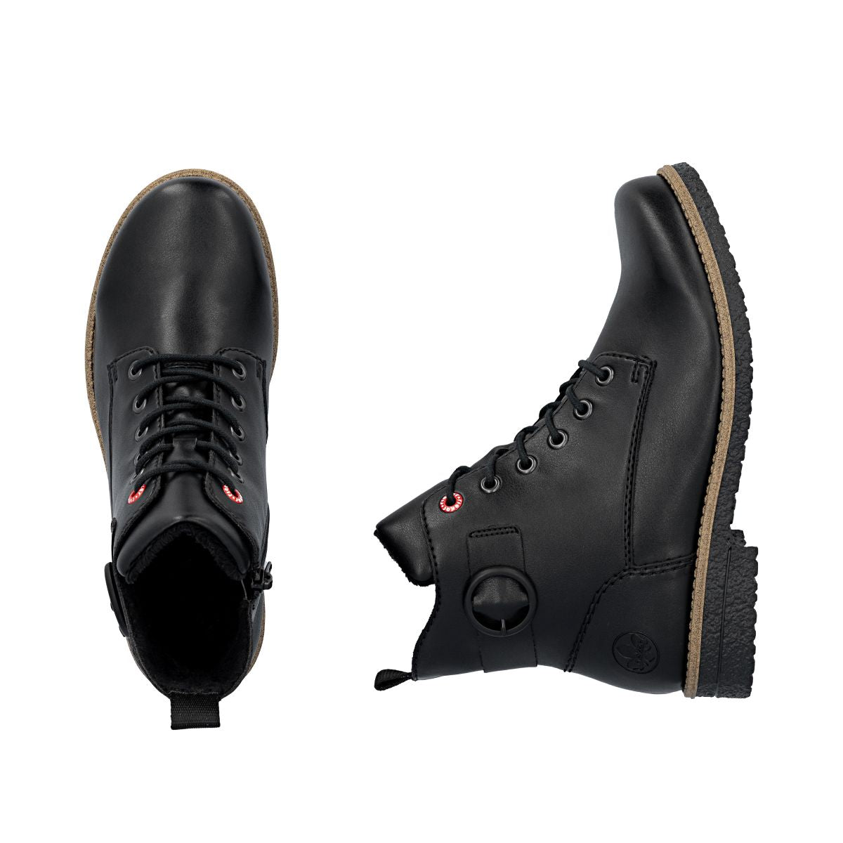 Rieker 73520 Women's Mid Height Boots - Black