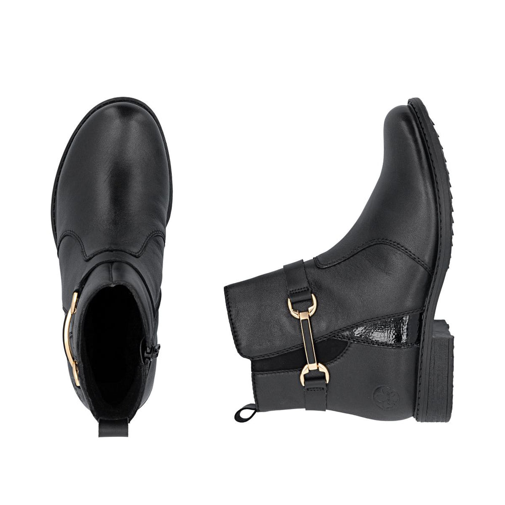 Rieker 74856 Women's Ankle Boots – Black