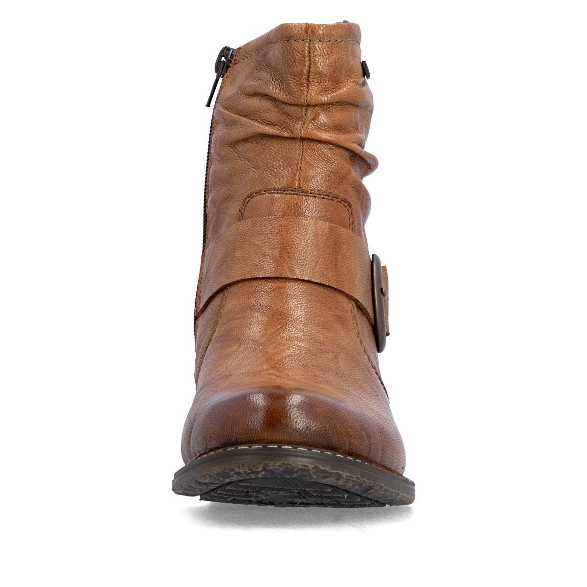 Rieker 74857 Women's Short Waterproof Boot - Brown