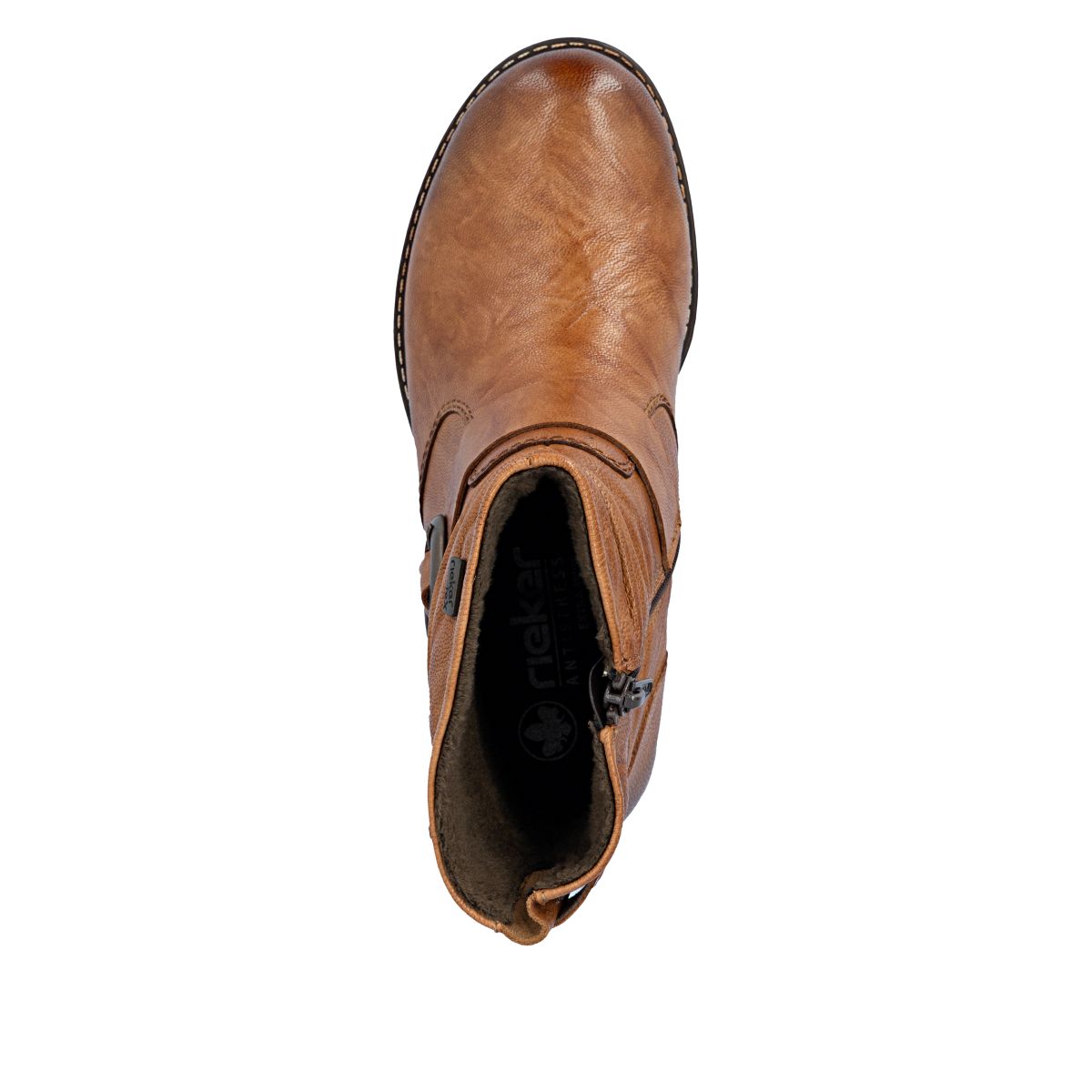 Rieker 74857 Women's Short Waterproof Boot - Brown