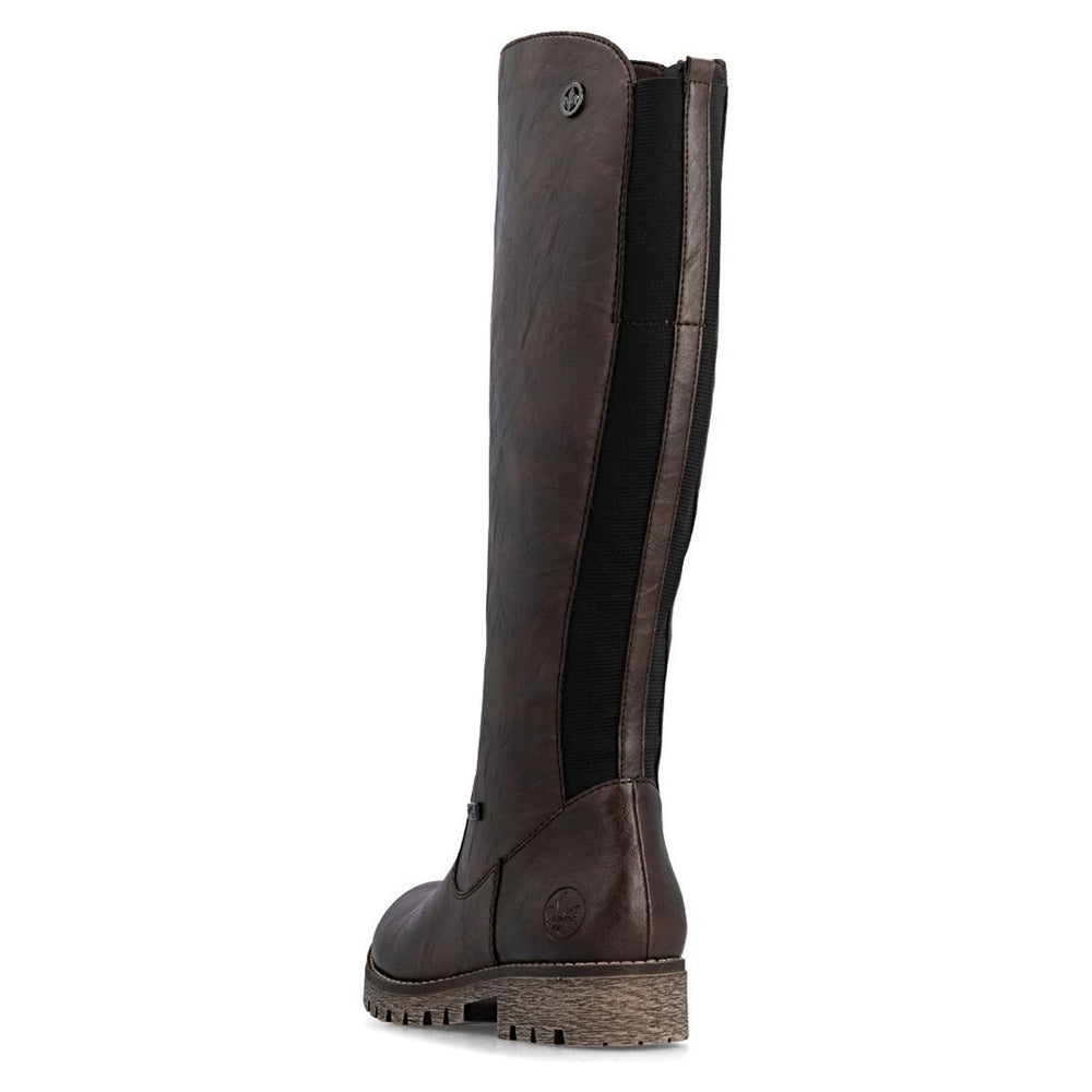 Rieker 78554 Women's TEX Waterproof Boots - Dark Brown