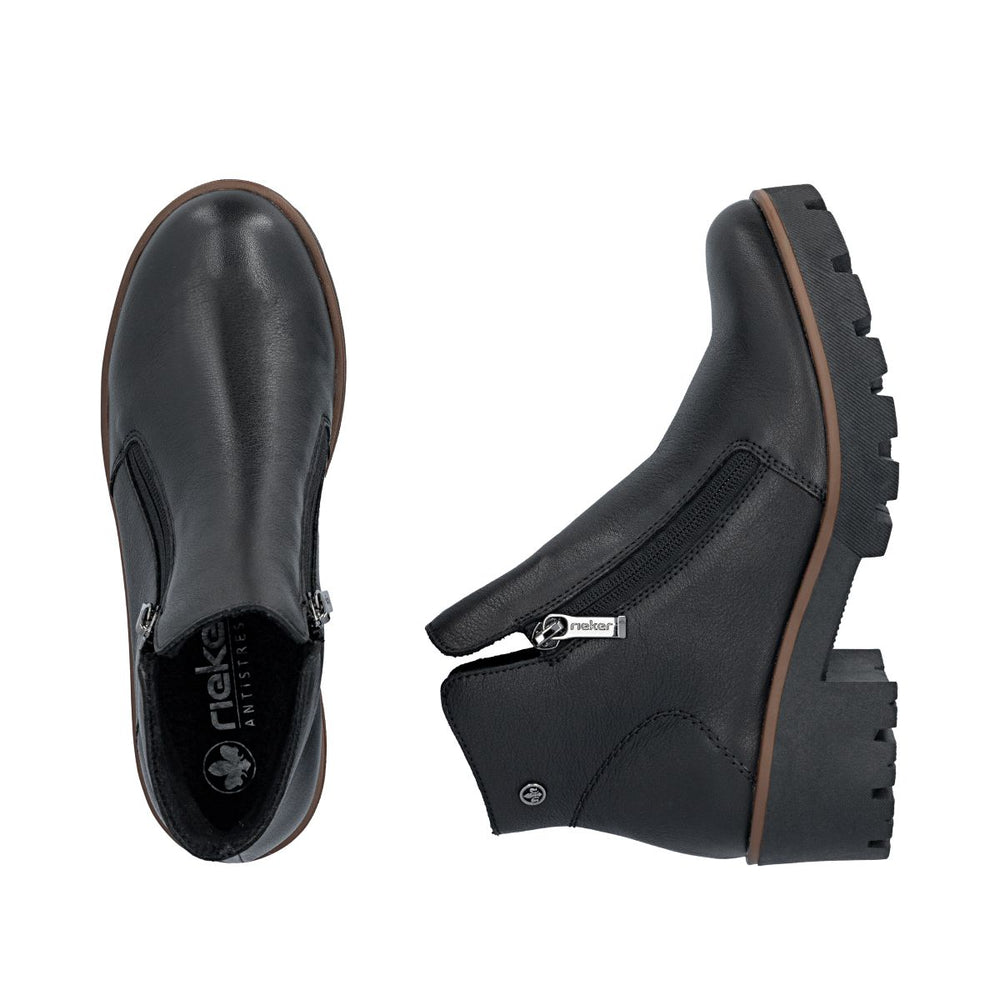 Rieker 79254 Women's Short Boots - Black