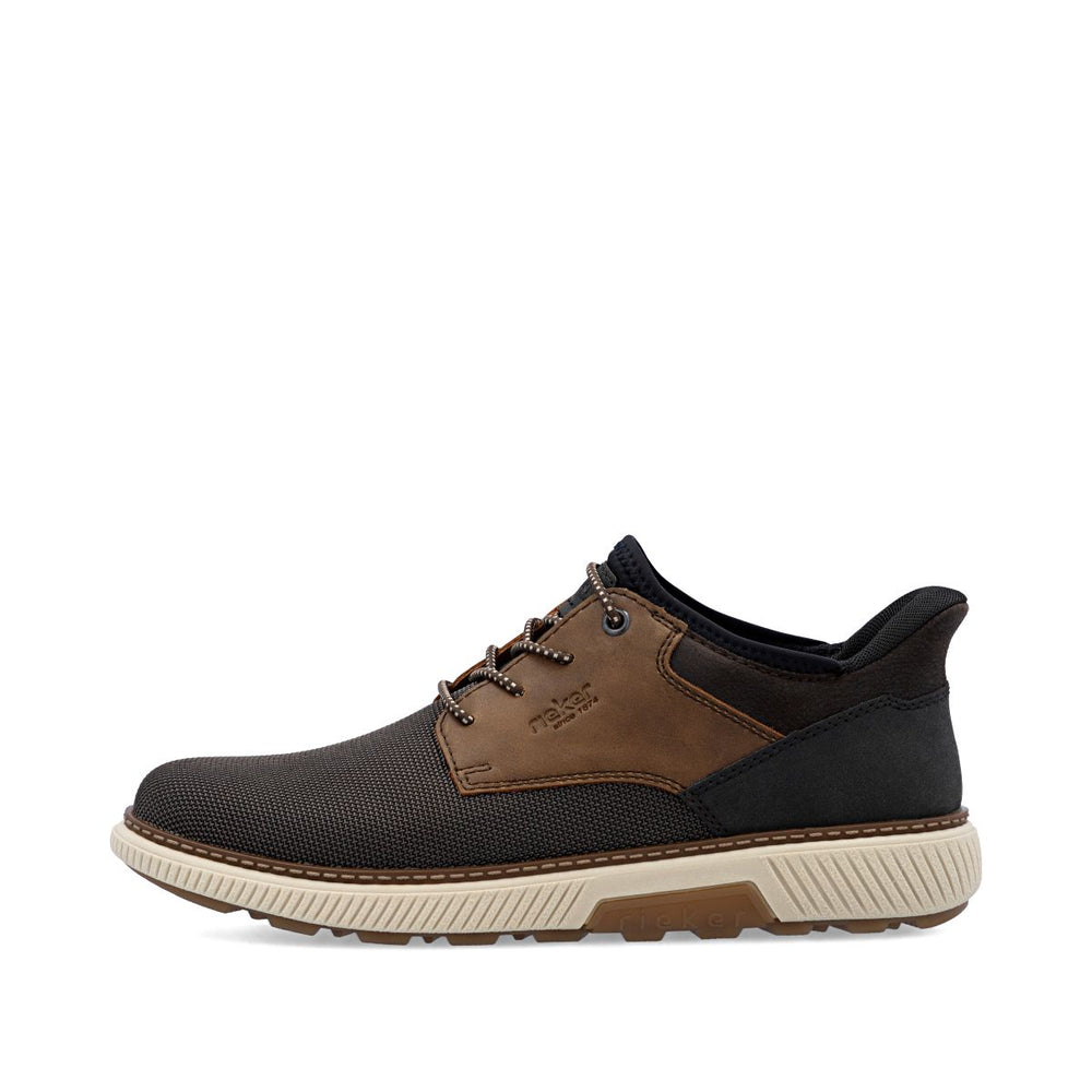 Rieker B3357 Men's Ready to Go Wide Shoes - Brown