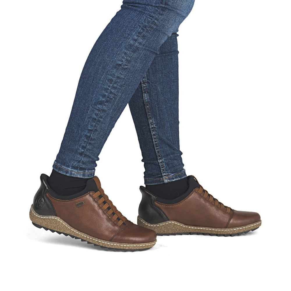 Rieker L7562 Women's Waterproof Shoes - Brown