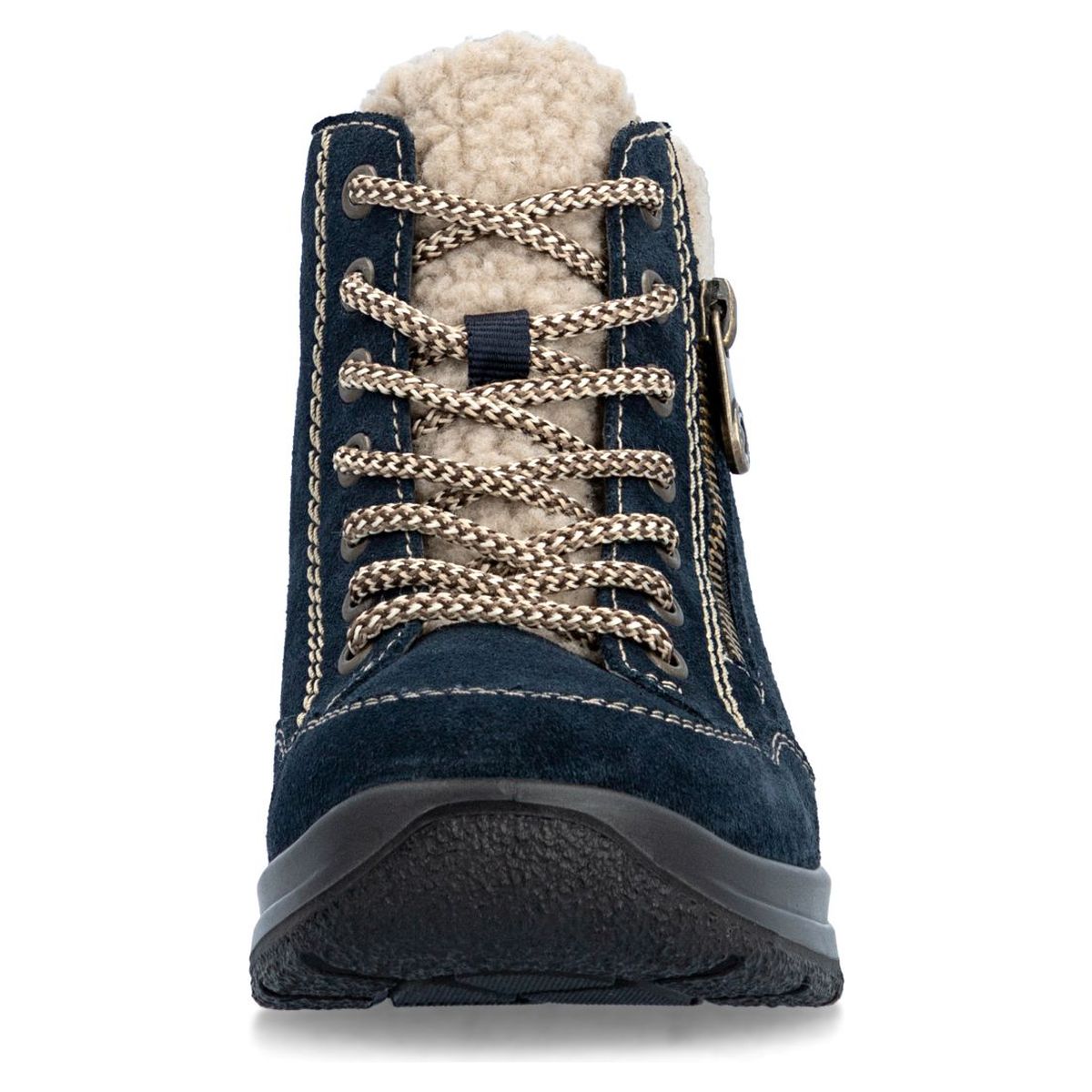 Rieker L7701 Women's TEX Waterproof Short Boots - Blue