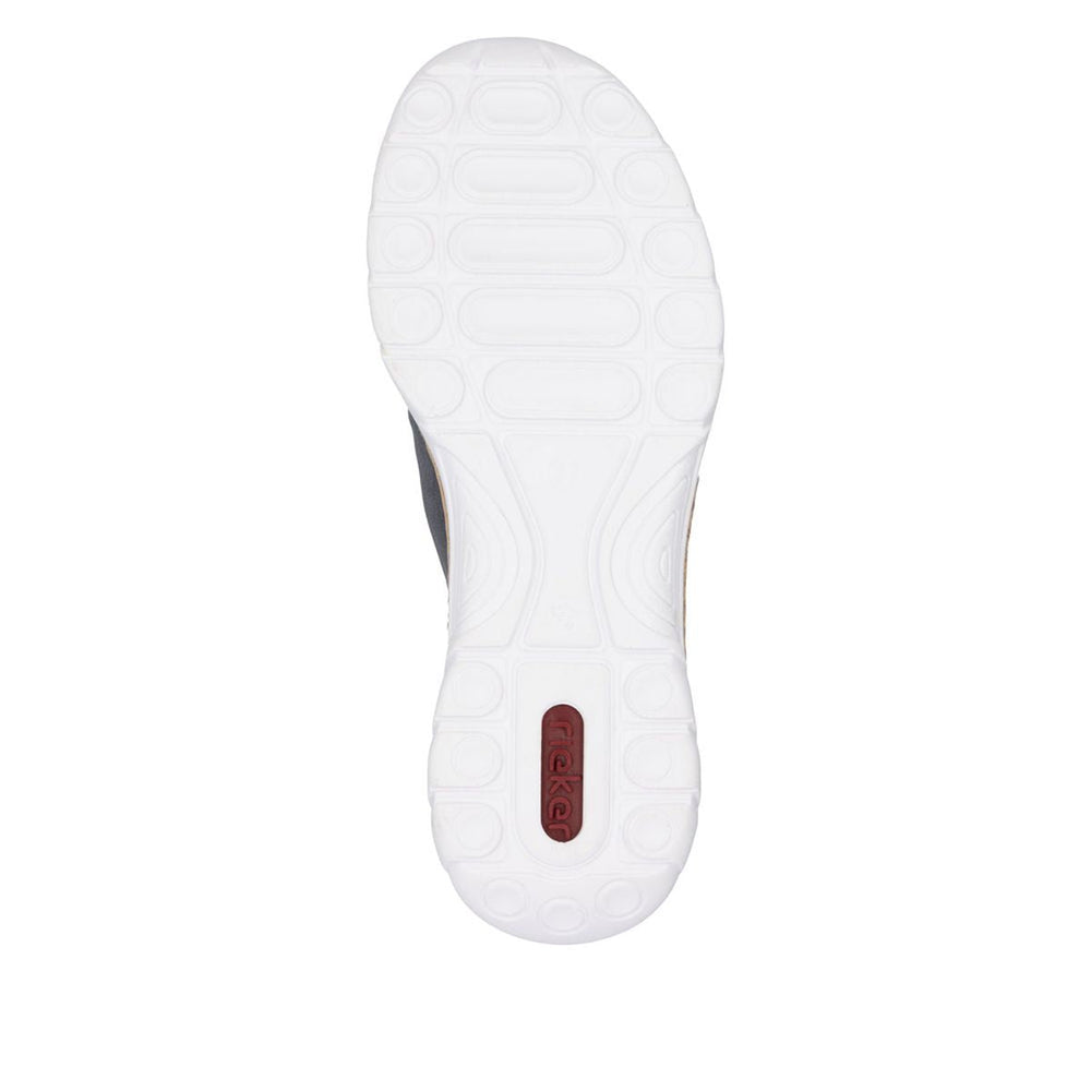 Rieker N42F2-14 Nabukino Ready to Go Shoe in Blue