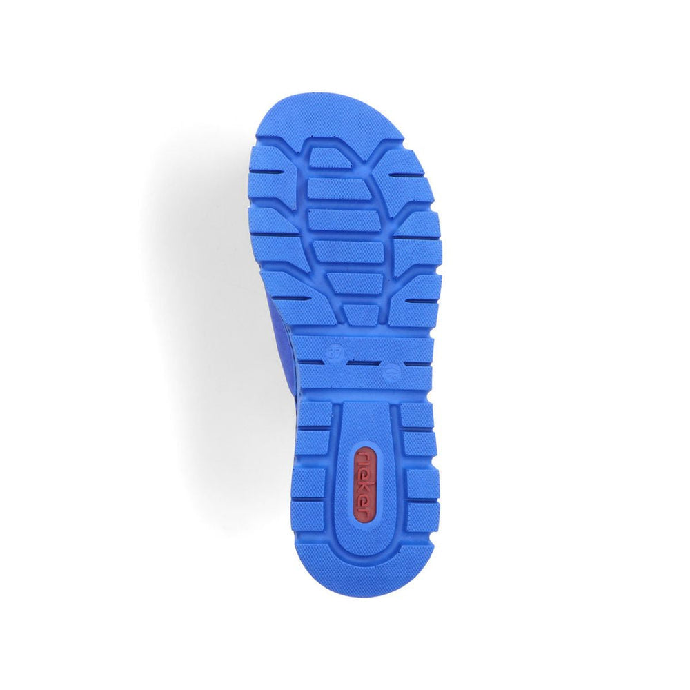 Rieker V1052 Women's Slide Sandals – Royal Blue
