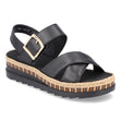 Rieker V7951 Women's Wedge Sandals – Black
