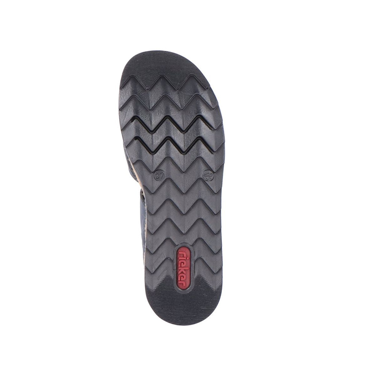 Rieker V7951 Women's Wedge Sandals – Black