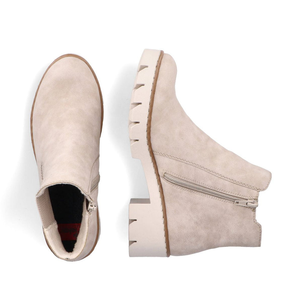 X5772 Chelsea Boots In Beige For Women