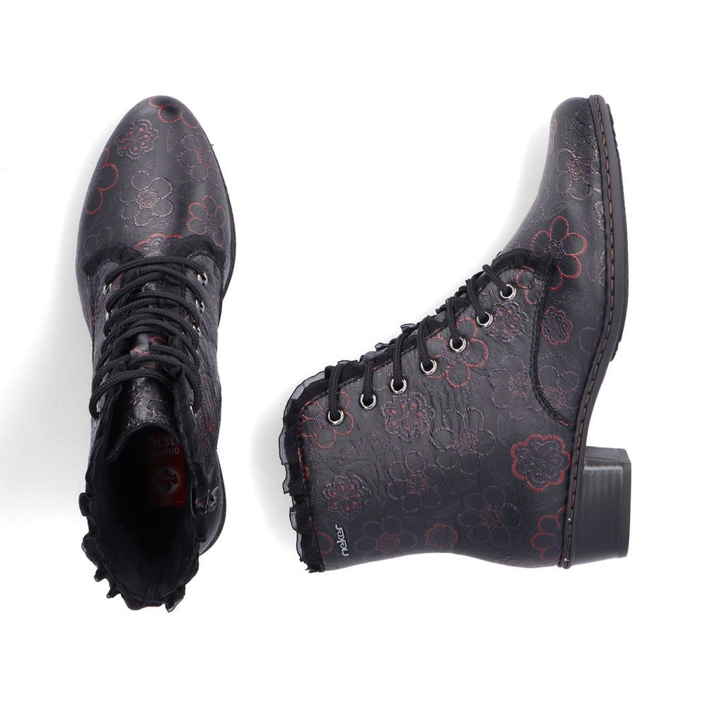 Rieker Y0703 Lace Up Winter Boots