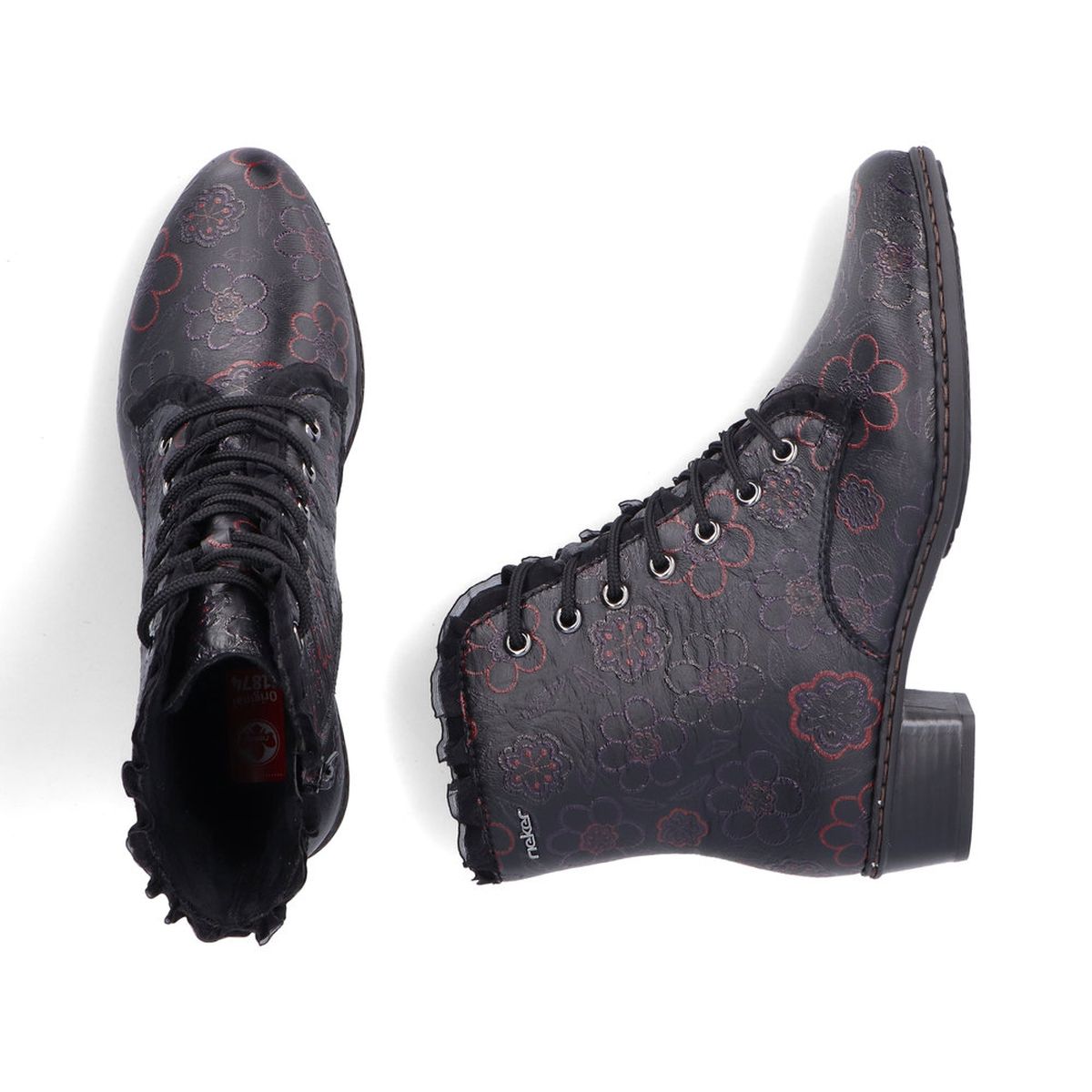 Rieker Y0703 Lace Up Winter Boots