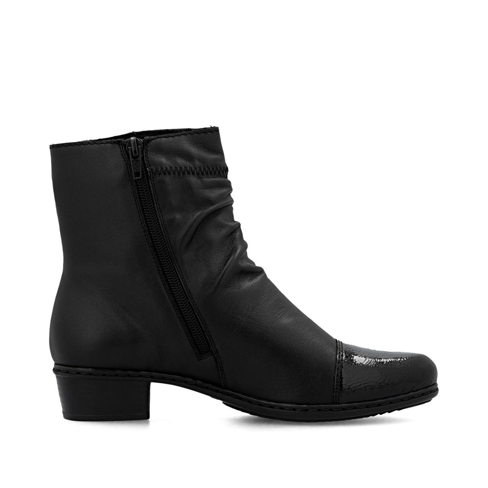 Rieker Y0773 Women's Mid Height Boots - Black