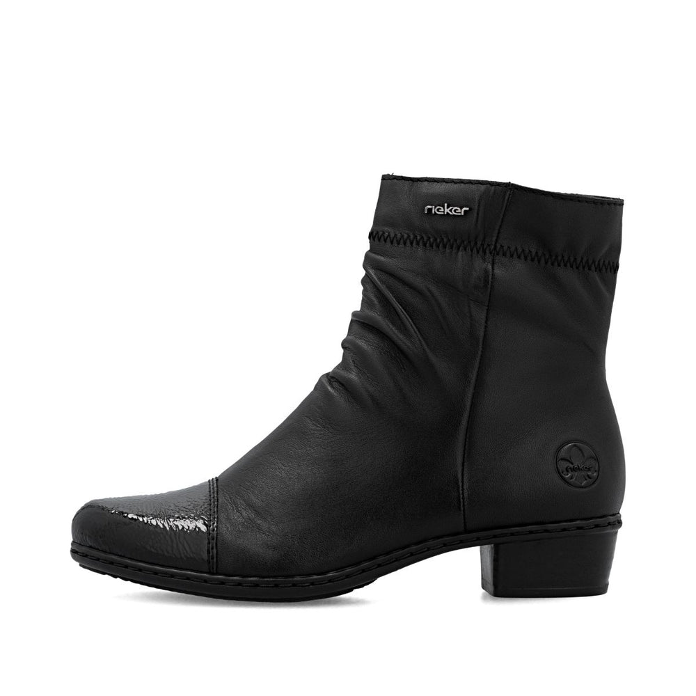 Rieker Y0773 Women's Mid Height Boots - Black