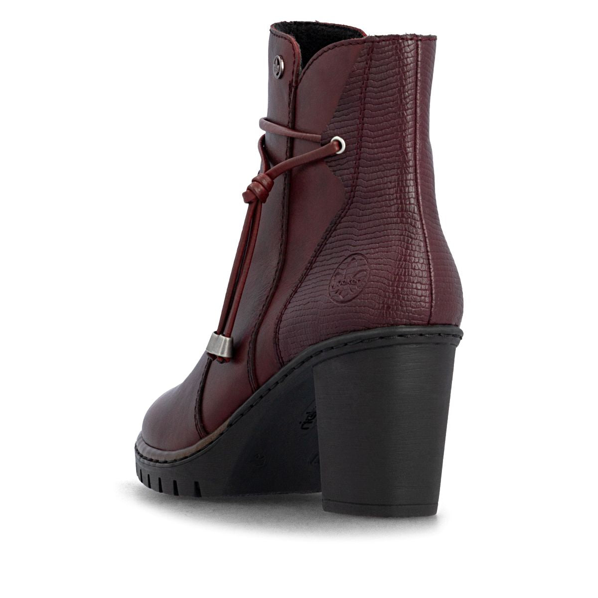 Rieker Y2567 Women's Dress Ankle Boot – Red