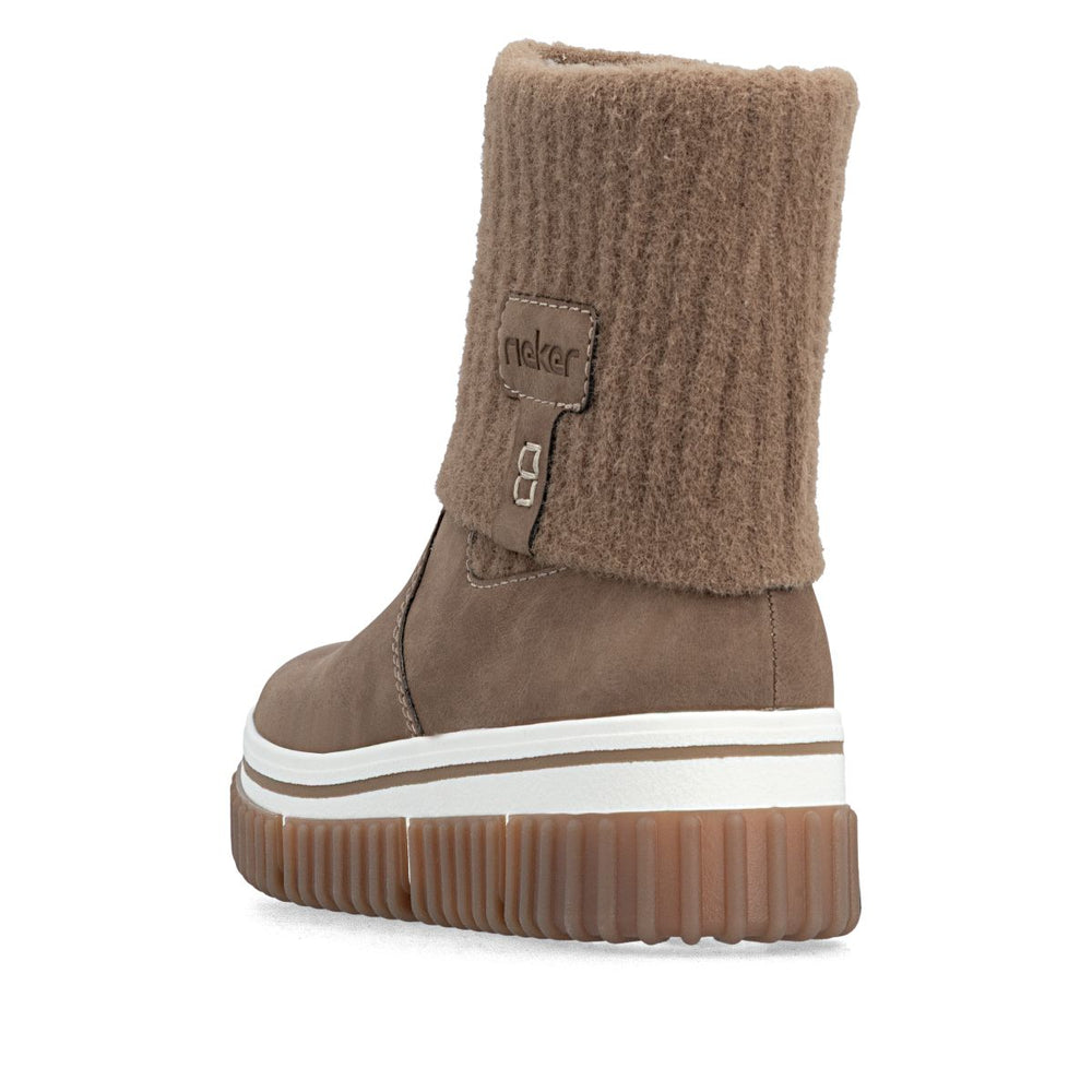 Rieker Y6350 Women's Winter Waterproof Boot – Tan