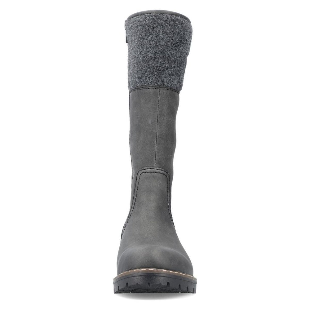 Rieker Y9190 Women's TEX Waterproof Boots - Grey