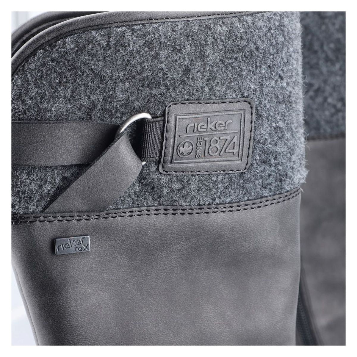 Rieker Y9190 Women's TEX Waterproof Boots - Grey