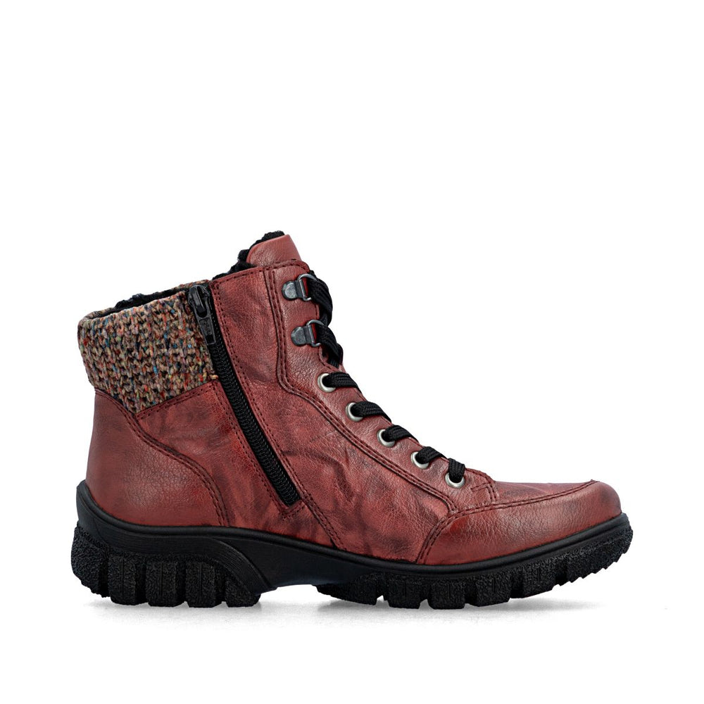Rieker Z7230 Women's Ankle Boot – Red