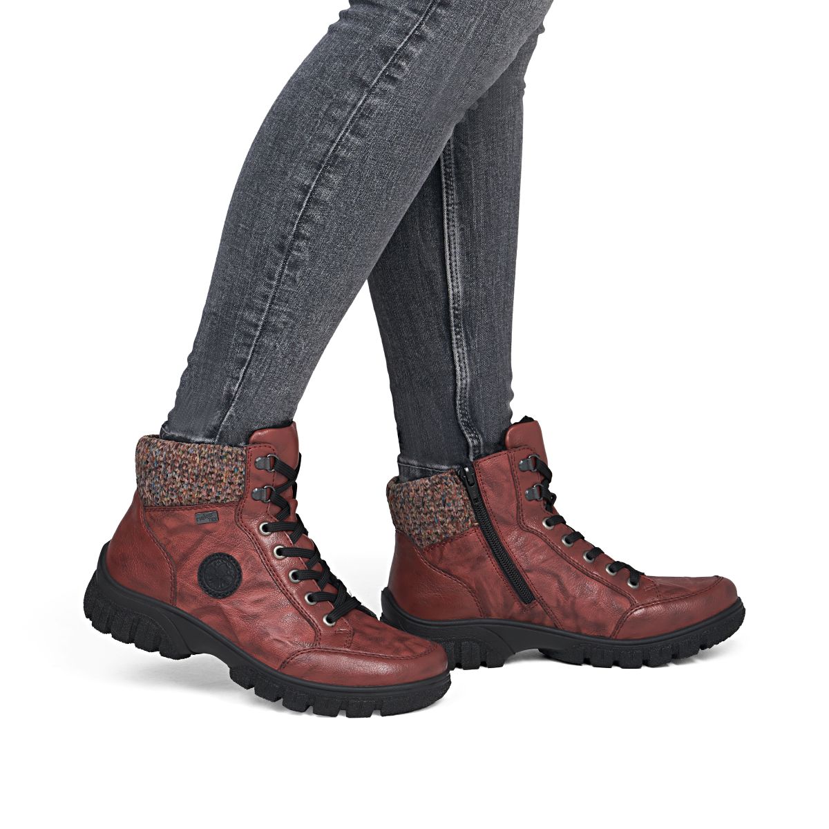 Rieker Z7230 Women's Ankle Boot – Red