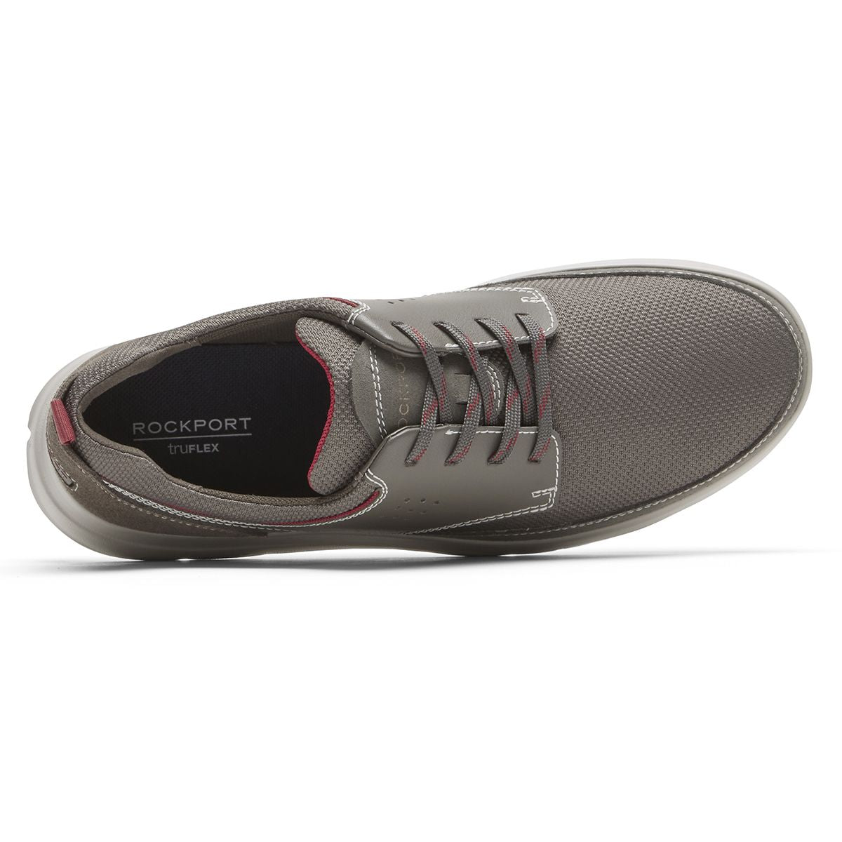 Rockport Men's Truflex Cayden Plain Toe Wide Sneaker in Breen