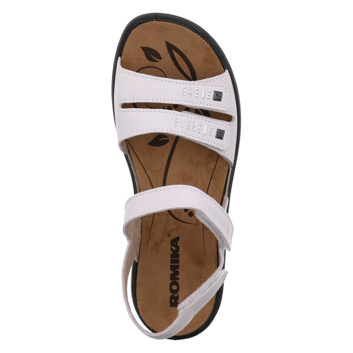 Romika Ibiza 86 Women's Velcro Sandal in White